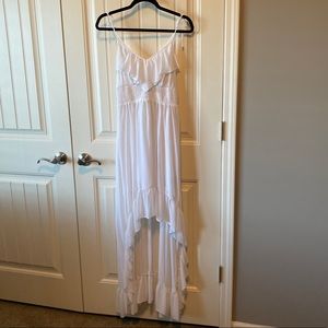 White high low dress - Guess